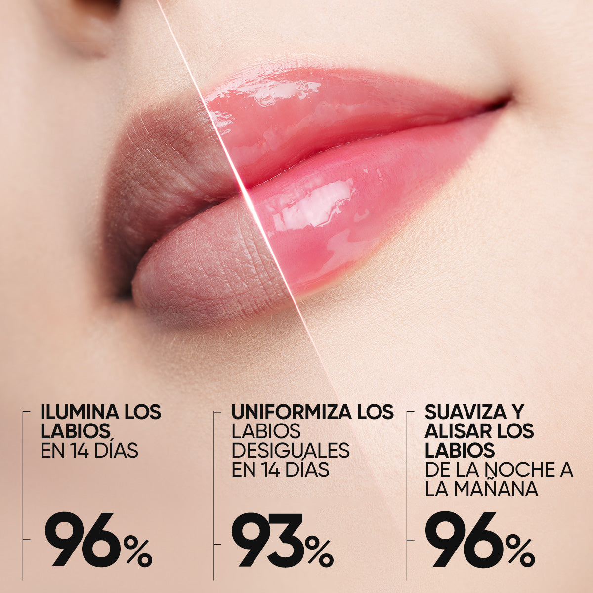 Sérum labial iluminador con péptidos
