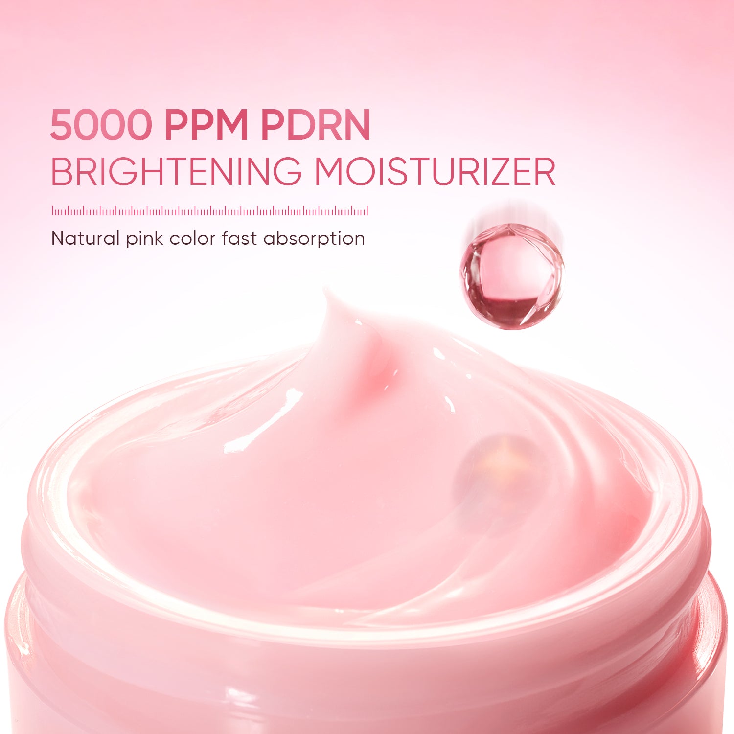 Gel crema hidratante PDRN iluminador y suavizante
