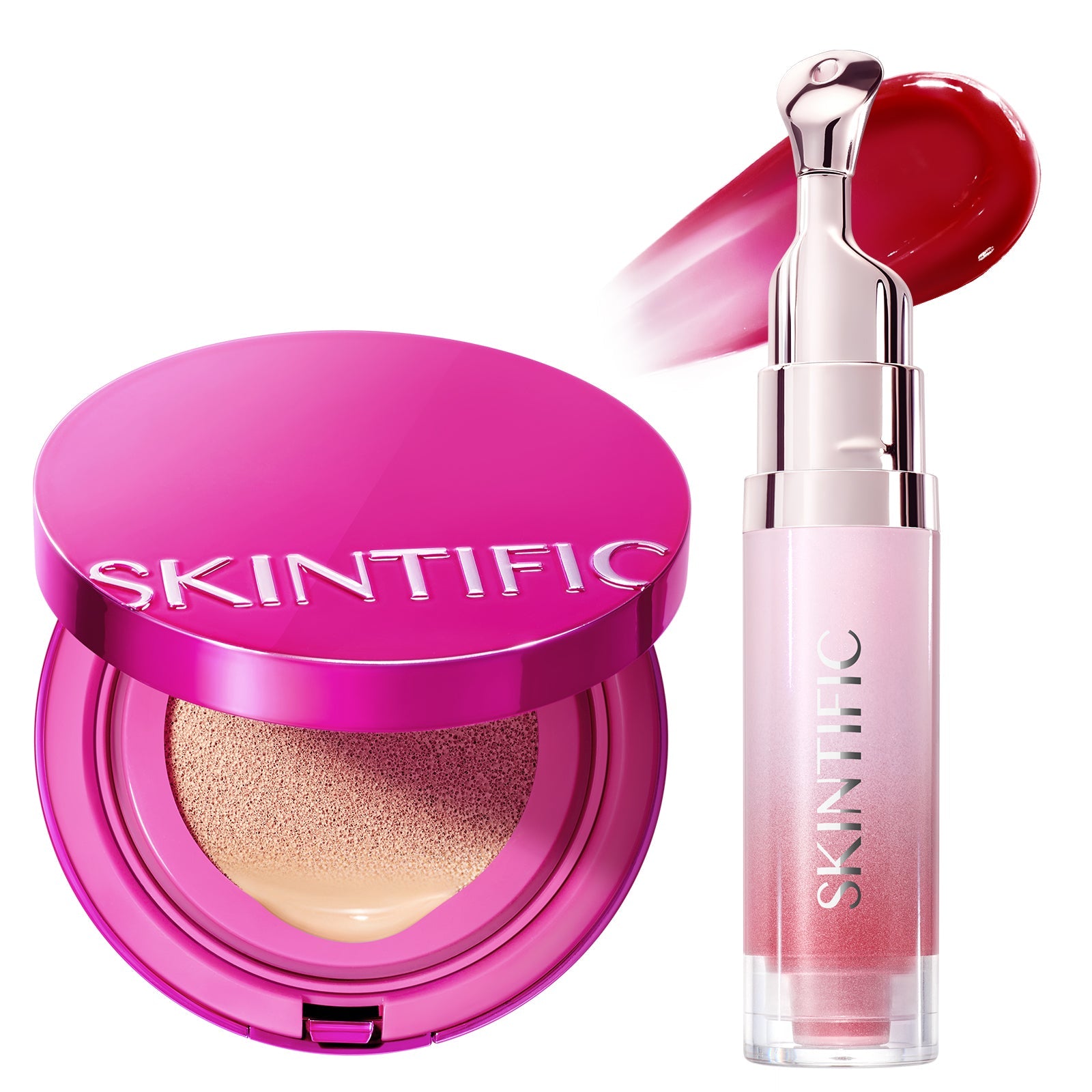 Set Glow Cushion & Sérum Labial con Péptidos – 2 piezas