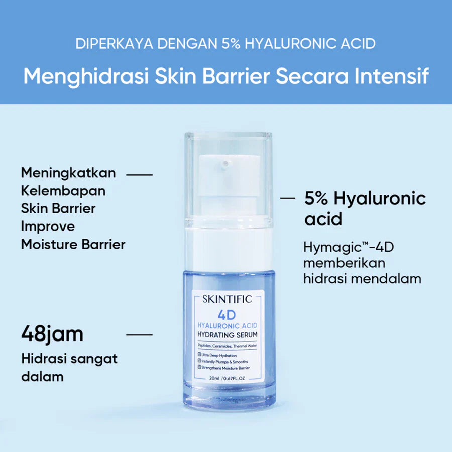 Sérum Hidratante con Ácido Hialurónico 4D